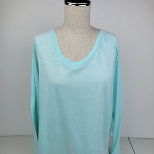 PINK Longsleeve shirt V-neck Medium